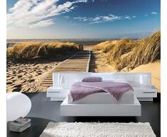 Papier Peint 3d Trompe L'oeil plage 415cmX254cm
