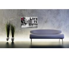 Impression sur toile Graffiti Banksy - Image 100x70cm ! ! Pop Art peintures estampes, peintures, photos de décoration - Décoration / Top 200 Banksy Street Art
