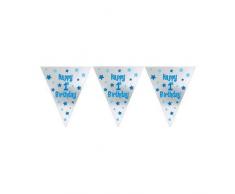 amscan International Guirlande fanions pour Premier Anniversaire de garÃ§on