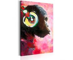 BD XXL murando Impression sur Toile intissee 60x90 cm 1 Piece Tableau Tableaux Decoration Murale Photo Image Artistique Photographie Graphique Poster Animaux Singe g-A-0103-b-a