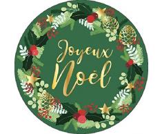 Avery - Rouleau de 50 Stickers Noël Tendance