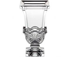 Vase en verre,collection "AKANTHUS", 20cm, satin partielle (GERMAN CRYSTAL powered by CRISTALICA)