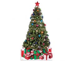 STAR CUTOUTS - Stsc57 - Figurine Géante - Sapin De Noel Décoré 190 Cm