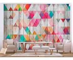 murando - Papier peint intissé Geometrique 350x256 cm - Trompe l oeil - Tableaux muraux - déco – XXL – Triangle f-B-0144-a-a