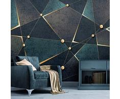 Personnalisé 3D Photo Papier Peint Créatif Doré Abstrait Géométrique Lignes Murale Moderne Salle Détude Salon TV Fond Décor À La Maison