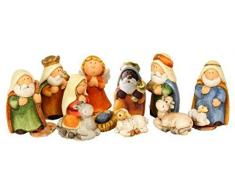 Ensemble de figurines pour crèche 11 pièces