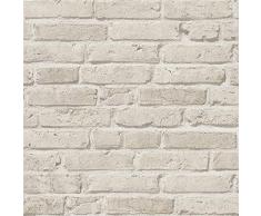 Papier peint intissé brique pierre imitation Tapisserie bureau 355813 35581-3 A.S. Création Best of Wood`n Stone 2nd Edition | Gris | Rouleau (10,05 x 0,53 m) = 5,33 m²