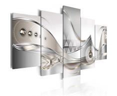 murando - Impression sur toile - 100x50 cm - 5 pieces - Image sur toile - Images - Photo - Tableau - motif moderne - Décoration - tendu sur chassis - fleurs orchidée abstraction abstrait b-A-0073-b-o