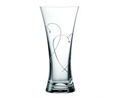 Royal Doulton 29 cm Cristal Deux cÅurs entrelacÃ©es Coffret Vase Transparent