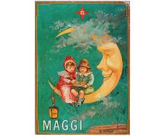 Editions Clouet 50129 - Affiche publicitaire 50x70 cm Maggi - Lune