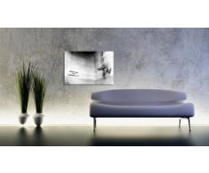 fotoleinwand24 Toile murale Style graffiti de Banksy Tendue sur encadrement Reproduction pop art street art 100 x 70 cm