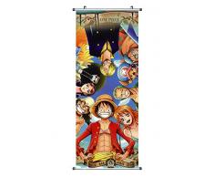 CoolChange Kakemono/Poster de la série One Piece, Motif: L’Equipage du Chapeau de Paille