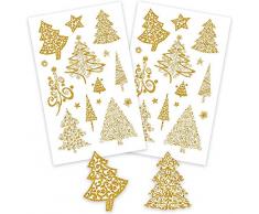 Avery Dennison Zweckform 52273 Planche de 30 stickers arbre de Noël