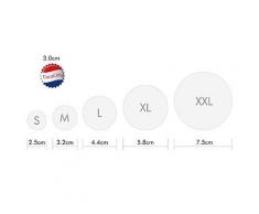 DIYthinker Américaine Plaque d'immatriculation USA voiture Numéro Washington Motif créatif Illustration ronde Badge Pins Bouton Vêtements Décoration 5pcs L
