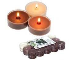 Smart Planet Ambiente Lot de 30 Bougies Chauffe-Plat parfumées Vanille Parfum agréable Vanille