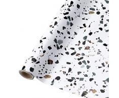 KINLO Autocollant de carrelage auto-adhésif, 61 x 500 cm carreaux de mur arrière de cuisine pour salle de bain et cuisine, autocollant de carrelage PVC carrelage type-C