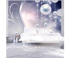 Papier peint intissé 400x280 - 3 couleurs au choix - Top vente - Papier peint - Tableaux muraux déco XXL - abstraction ornement chapelet f-A-0170-a-d