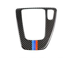 Fornateu Fibre de Carbone de Changement de Rapport Garniture Panneau de Commande Couverture Autocollant RHD Voiture Replacemnt pour E90 E92