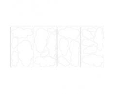 Jomoval Room Mates Sticker mural pour enfant Repositionnable Nuages blancs