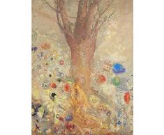 Odilon Redon The Buddha Large Wall Art Print Canvas Premium Poster Mural Mur Affiche