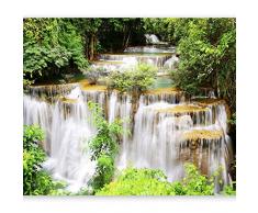 murando Papier peint intissé 350x256 cm Décoration Murale XXL Poster Tableaux Muraux Tapisserie Photo Trompe loeil cascade nature 10110903-46