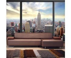 murando – Papier peint intissé – 400x280 cm – Trompe l oeil - Tableaux muraux – Déco – XXL New York 10110904-12