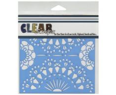 Clear Scraps pochoirs 6 « X 6 »-napperon