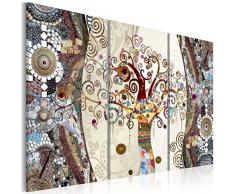 murando - Impression sur toile - 120x80 cm - 3 pieces - Image sur toile - Images - Photo - Tableau - motif moderne - Décoration - tendu sur chassis - Gustav Klimt Arbre mosa?que l-C-0002-b-f
