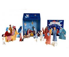 Ma petite crèche: Une histoire, une crèche et 30 figurines