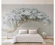 Papier Peint 3D Arbre Créatif Simple Nordique Moderne Papier Peint Intissé Décoration Murale