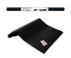 Stickers Tableau Noir Ardoise - Tableau Noir Autocollant Repositionnable - 60cm x 310cm 5 craies - Ezigoo