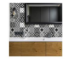 Stickers muraux adhésifs carrelages | Sticker Autocollant Carreaux de Ciment - Stickers muraux cuisine| Carreau de Ciment Adhésif Mural Azulejos 15x15cm - 30 PCS carrelage adhesif mural salle de bain