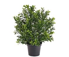 artplants.de Buisson de buis Artificiel en Pot, traité Anti-UV, 30cm - Plante Artificielle buis - Buis Plastique