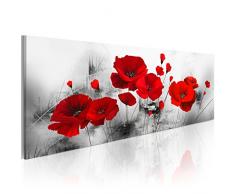 BD XXL murando Impression sur Toile intissee 120x40 cm Image sur Toile - Images - - Tableau - Motif Moderne - Décoration - tendu sur Chassis - Fleurs Pavot b-A-0339-b-a