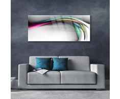 Impression sur verre de Tulup 125x50 cm - Image - Tableau - Photo décorative panoramique - Art Abstrait