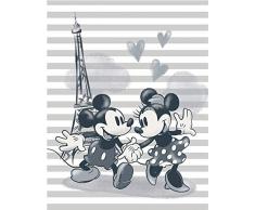 Grupo Erik Erik C20 x 25 cm001 Tableau sur Toile Disney Mickey & Minnie Tour Eiffel Parigi 30 x 40 cm Multicolore