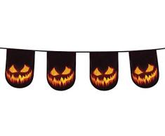 Boland BOL72300 Guirlande de fanions en Forme de Citrouille Taille Unique