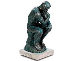 Katerina Prestige Statuette Le Penseur de Rodin Coloris Bronze - 15 cm