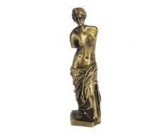 SUPERPOWER Statuette Vintage en Bronze 19,1 cm Venus de Milo Modèle en métal, Mythologie Romaine Grecque déesse de lamour Sculpture de Collection Figurine Artisanale Décoration de Bureau Souvenir