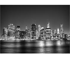 Affiche Poster Vue de New York La Nuit APNY0013 (28x20cm)