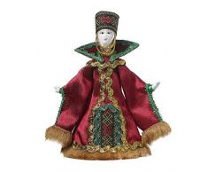 Poupée en Porcelaine Faite à la Main dans Un Costume Folklorique Traditionnel Russe 17 cm 06-09