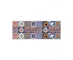 Lot de 24 stickers de carrelage traditionnel de cuisine et de salle de bain Facile à appliquer et à décoller 15 x 15 cm