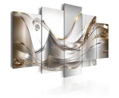 murando - Impression sur toile - 100x50 cm - 5 pieces - Image sur toile - Images - Photo - Tableau - motif moderne - Décoration - tendu sur chassis - abstraction abstrait fleurs a-A-0004-b-o