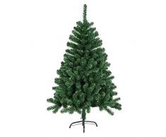 HENGMEI 180cm Sapin de Noël Artificiel PVC Arbre de Noel avec support en métal Xmas Party Decortaion