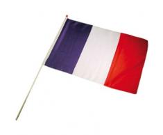 Drapeau Français en polyester avec hampe