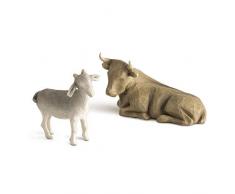 Willow Tree 26180 Figurine Crèche Boeuf et Chèvre
