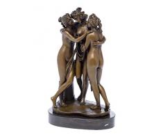 aubaho Statuette des Trois Grâces - daprès Canova - Bronze - 32 cm