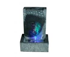 Fontaine bouddha fontaine d'intérieur avec lED intérieur détente noir humidifier décoration décoration salon