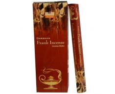 Encens Darshan Frank Incense 6 boîtes Parfum Oliban Bâtonnets d'encens indien