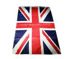 Drapeau Union Jack de Royaume Uni - Flag Britannique / 150 x 90 cm / Deux Œillets / Pour Intérieur ou Extérieur / Souvenir de Londres Angleterre